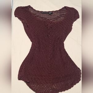 American Attitudes Y2K / Whimsigoth / Fairycore Knit Blouse Size Small